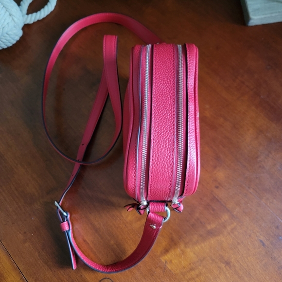 Kate Spade Mulberry Street Pyper Crossbody Bag Red Pebbled Leather WKRU3925 - Picture 11 of 16